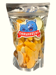 Owoce Mix 4 owoców liofilizowanych 50g  jabłko, gruszka, banan, brzoskwinia