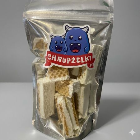 Liofilizowane lody  śnieżka z wafelkiem 40g